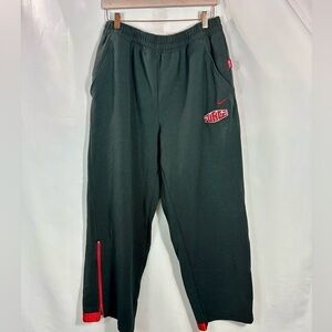 Nike Force 83 black ribbed track pants size XL